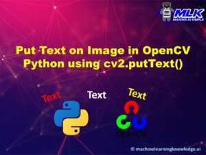 Displaying Text On Image In Python Using Opencv Machine Learning - Gorgeous Light Image - Mobile