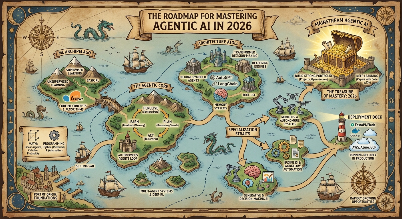 The Roadmap For Mastering Agentic AI In 2026 Com Mlm Roadmap Mastering Agentic Ai 