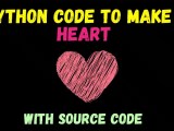 Easiest Python Code To Make A Heart 2026 Machine Learning Projects