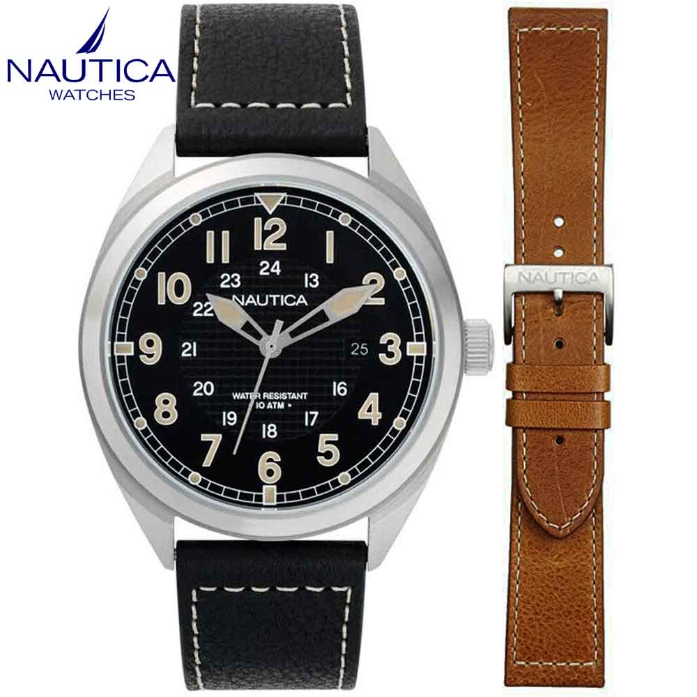 Reloj Nautica Battery Park NAPBTP006 Set 2 Correas