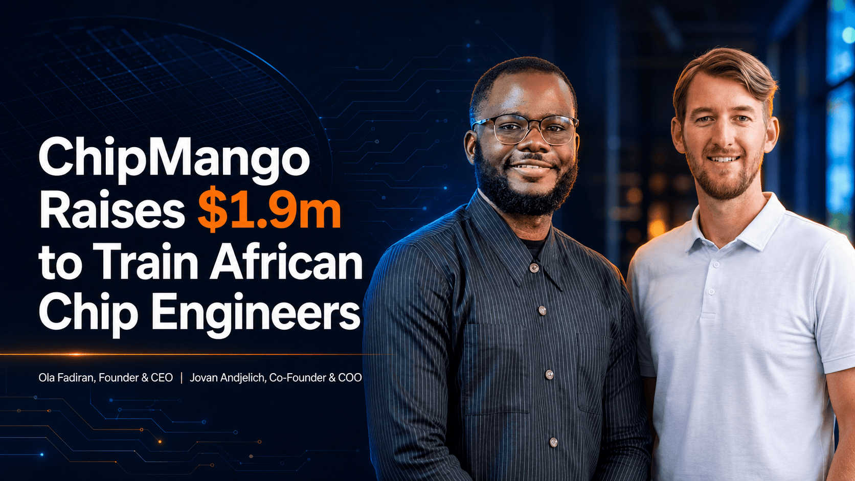 ChipMango semiconductor engineers training in chip design and edge AI in Africa