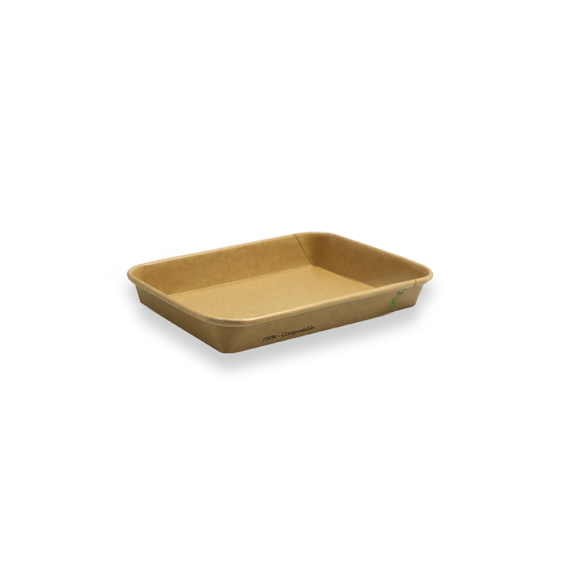 1# Kraft Paper Sushi Tray