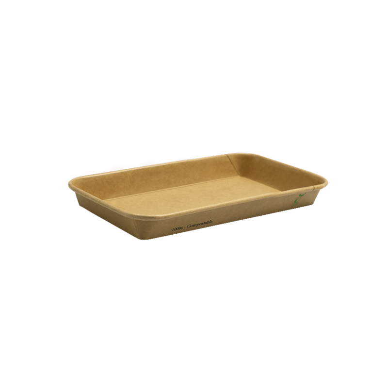 3# Kraft Paper Sushi Tray