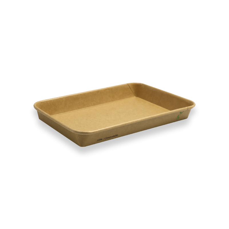 4# Kraft Paper Sushi Tray