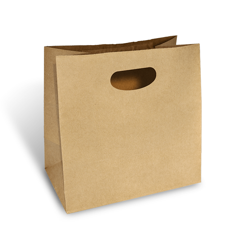 medium  Die Cut Handle Kraft Paper Bags