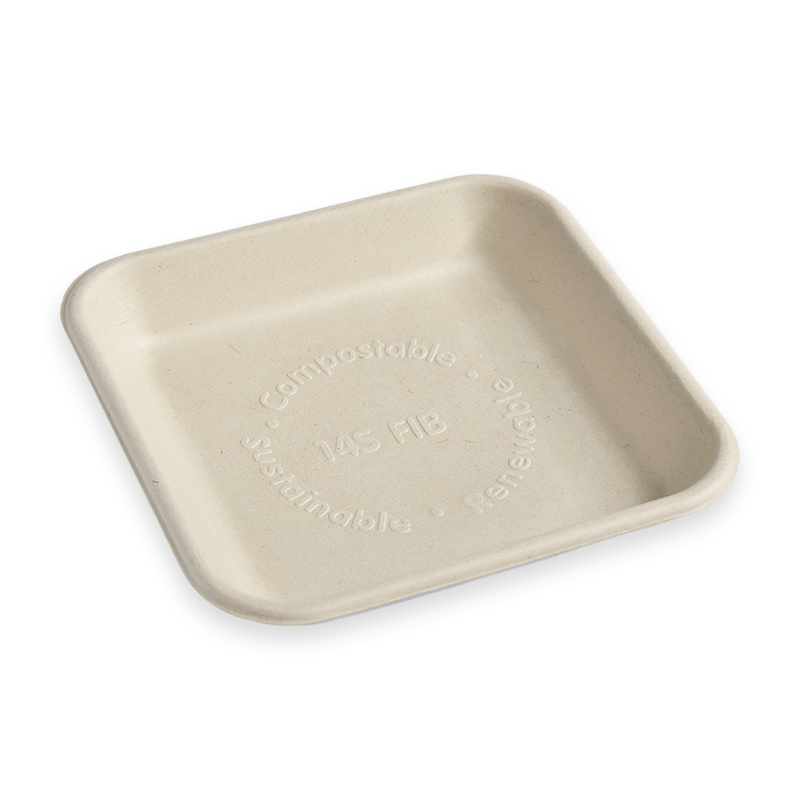 14S Sugarcane Fibre Tray