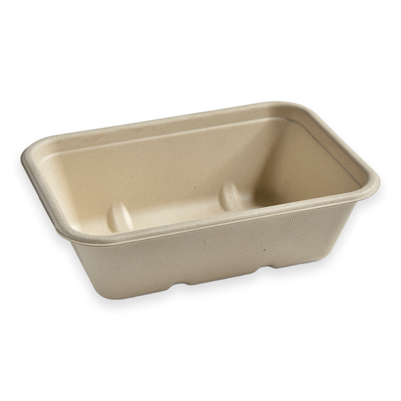 650ml Rectangle Sugarcane Fibre Box