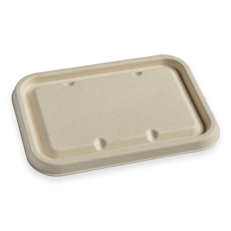 Sugarcane Fibre Lid For Rectangle Box