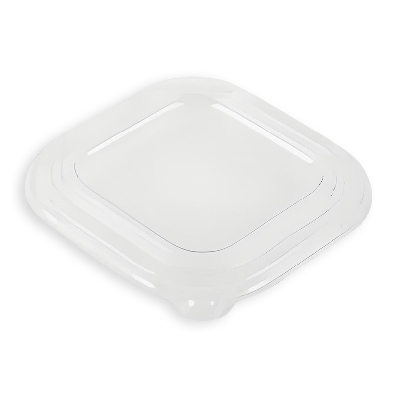 PET Lid For 280ml Sugarcane Fibre Square Box