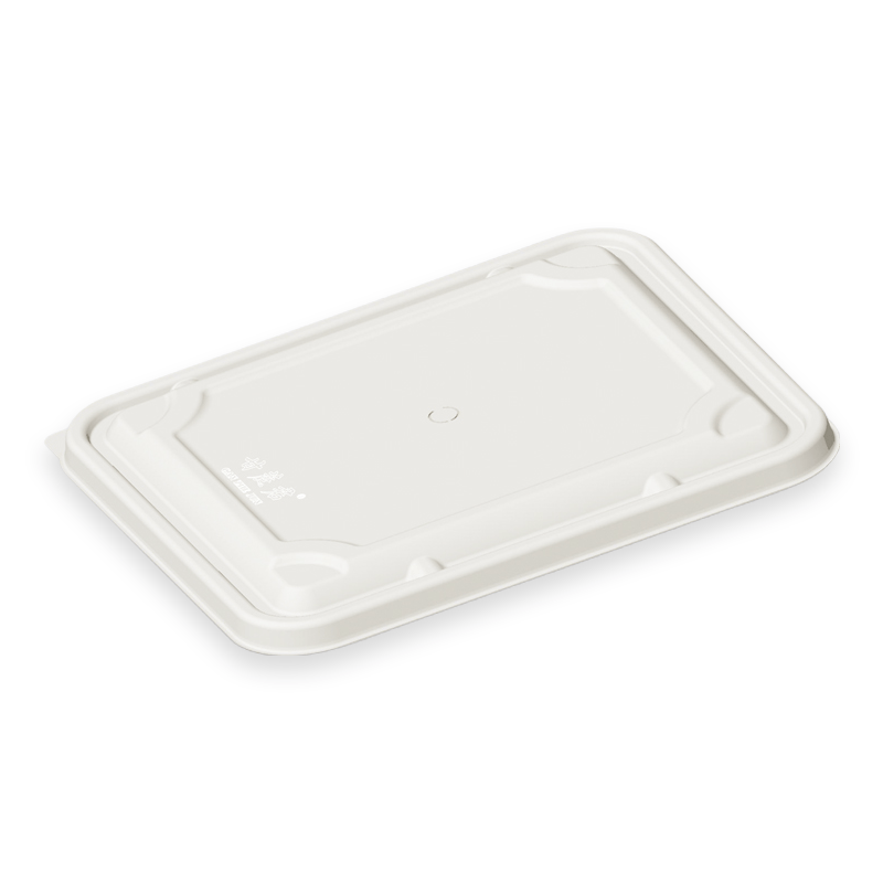 Lid For 3/4-Compartment Sugarcane Fibre Container