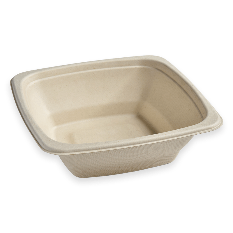 24oz Rectangle Sugarcane Fibre Bowl