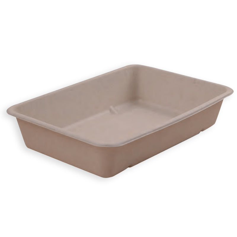 28oz ugarcane Fibre Rectangle tray
