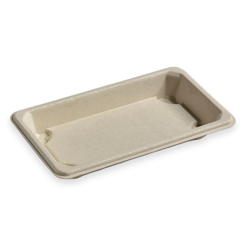 Sugarcane Fibre Sushi Tray 08
