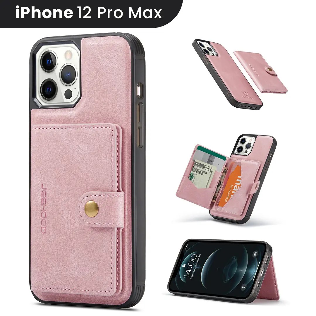 Selencia Coque de télephone Nova Croco avec cordon et porte-cartes pour