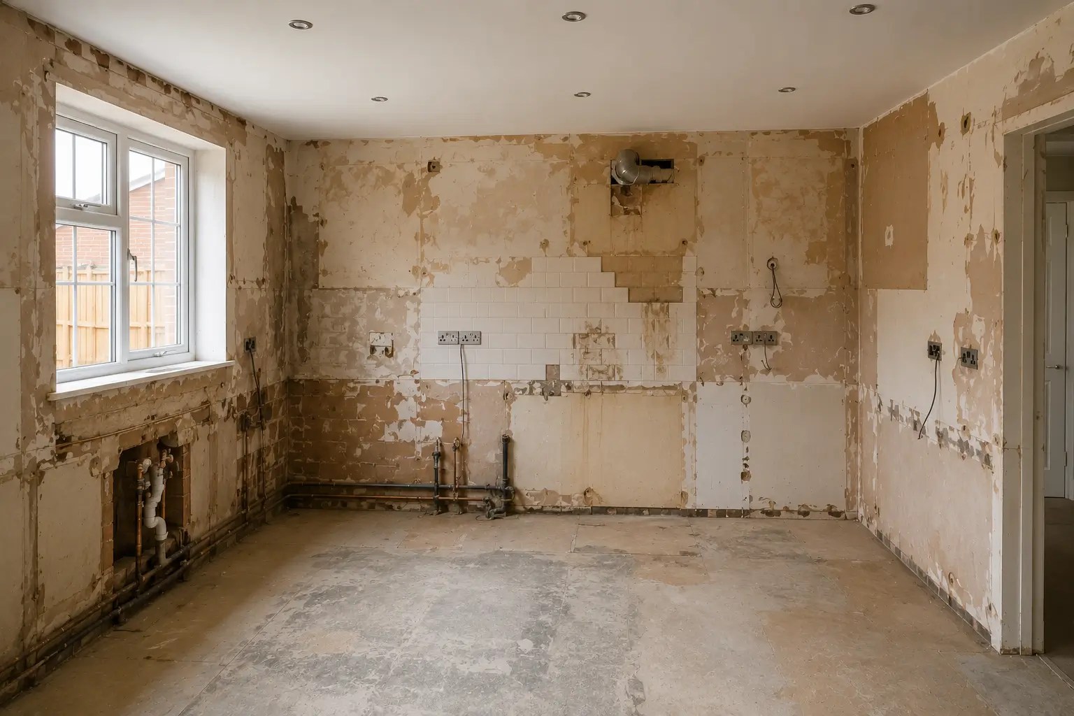 Kitchen before renovation in Berkshire