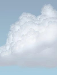 как рисовать облака в фотошопе