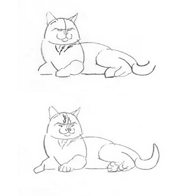 кошку буду рисовать