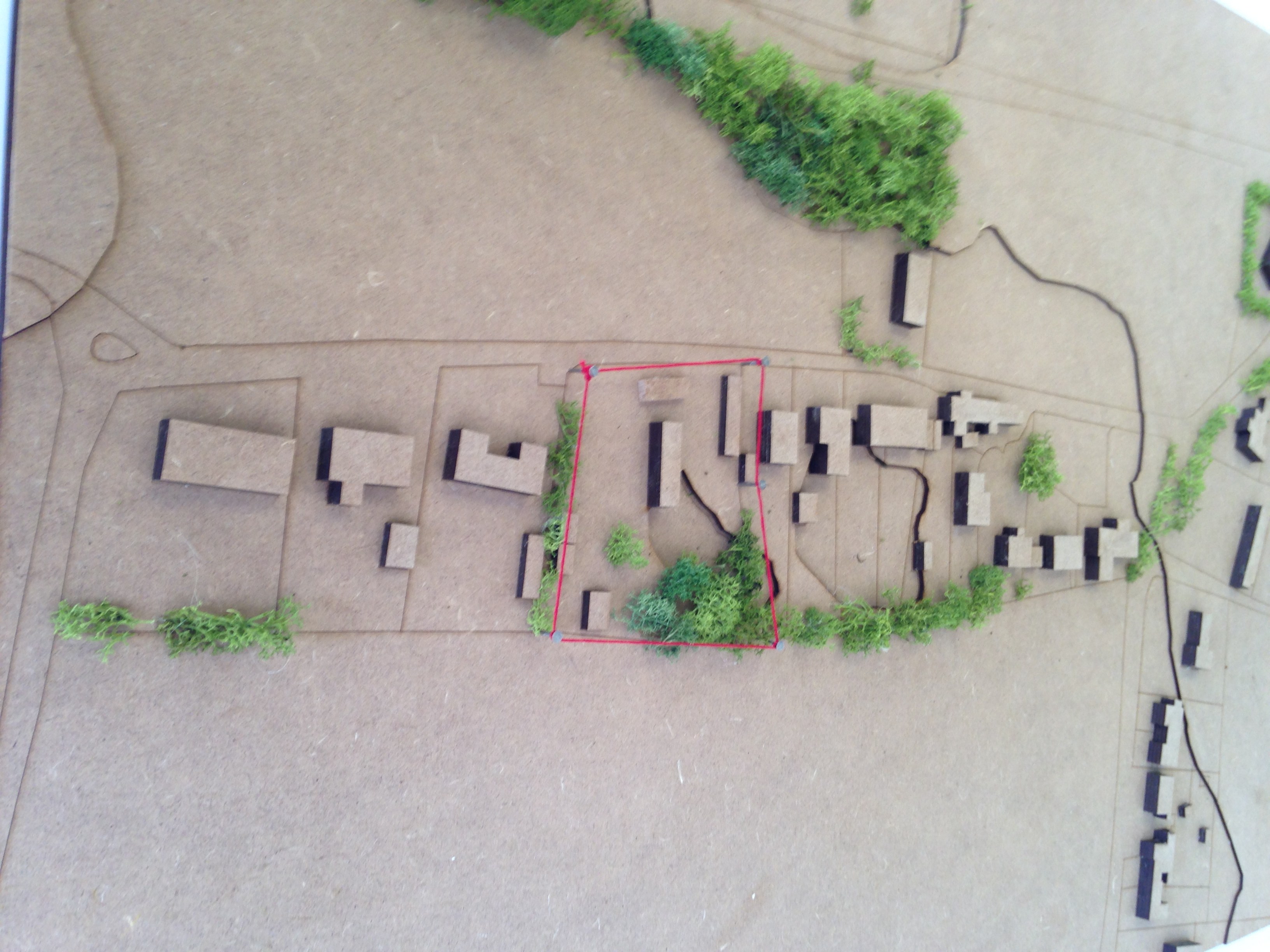 1:500 model of Cottown