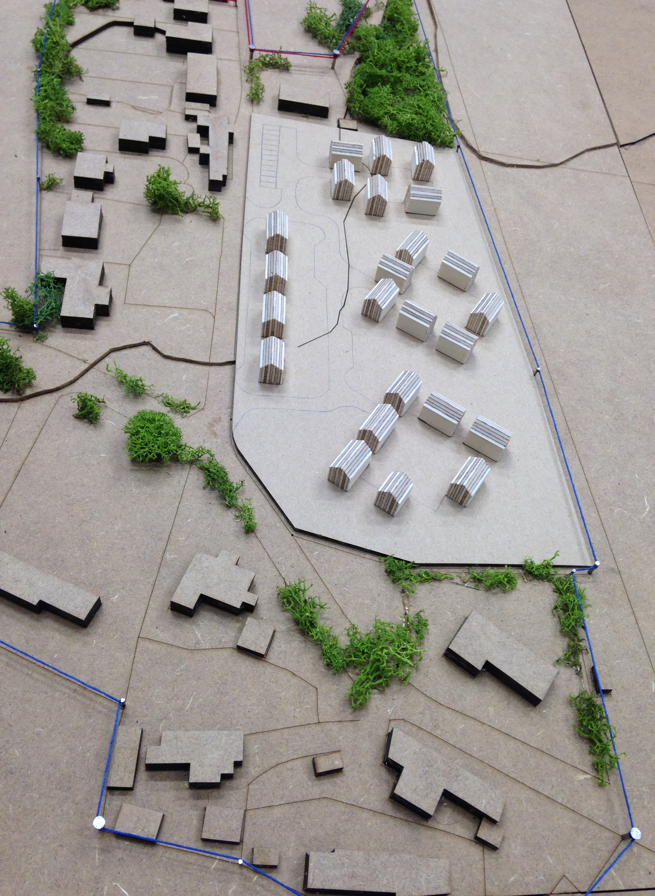 Rural language - series of courtyards