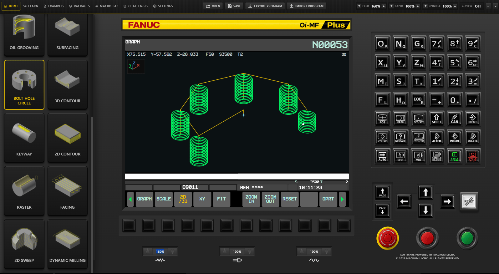 FANUC VMC Advanced Control Suite software screenshot 3