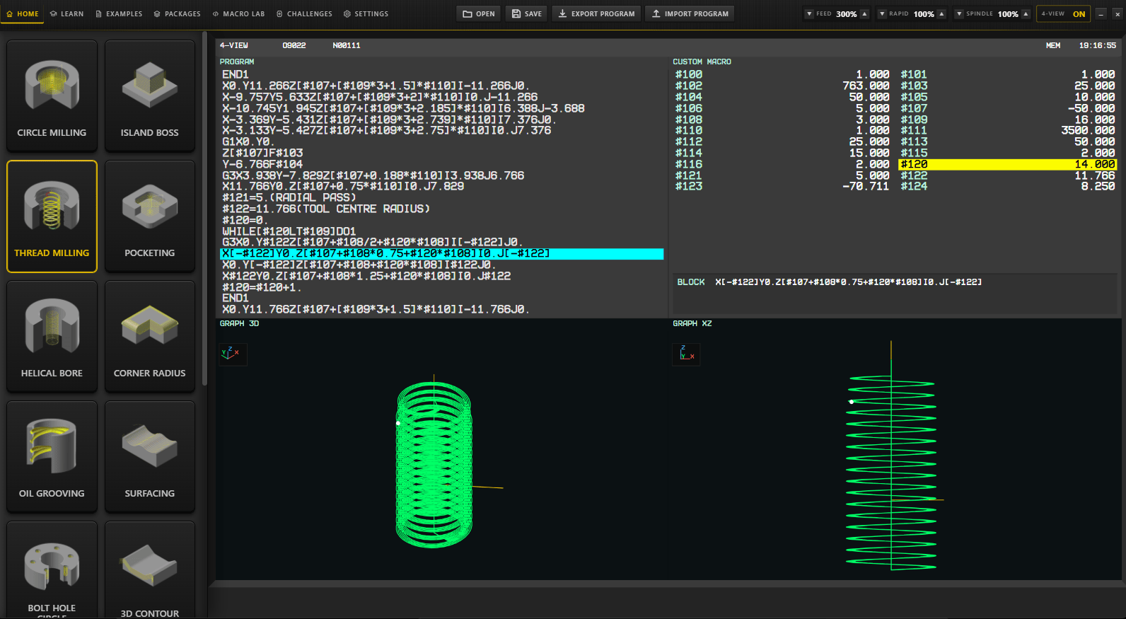 FANUC VMC Advanced Control Suite software screenshot 4