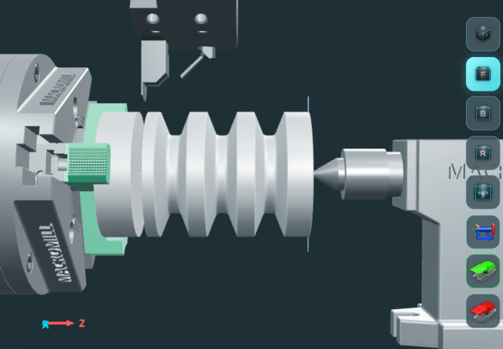 MacroMill V-Pulley Groove Generator and Simulator