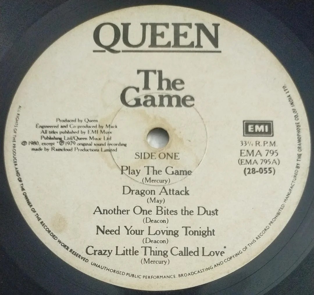 The Game English LP Vinyl Record