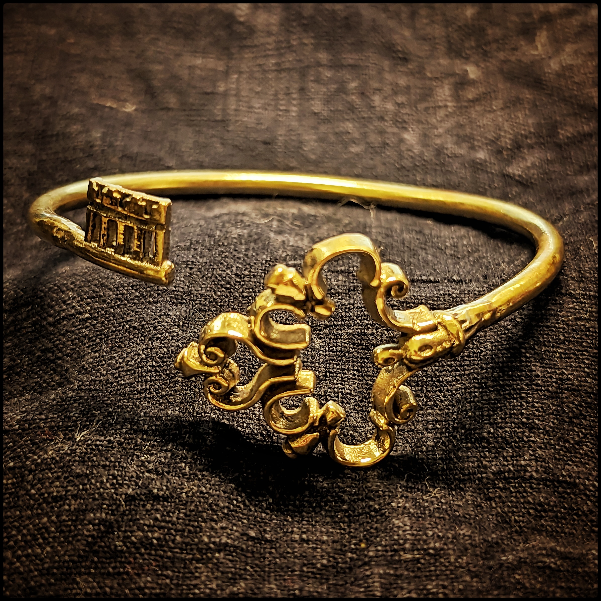 Brass Bracelet Key
