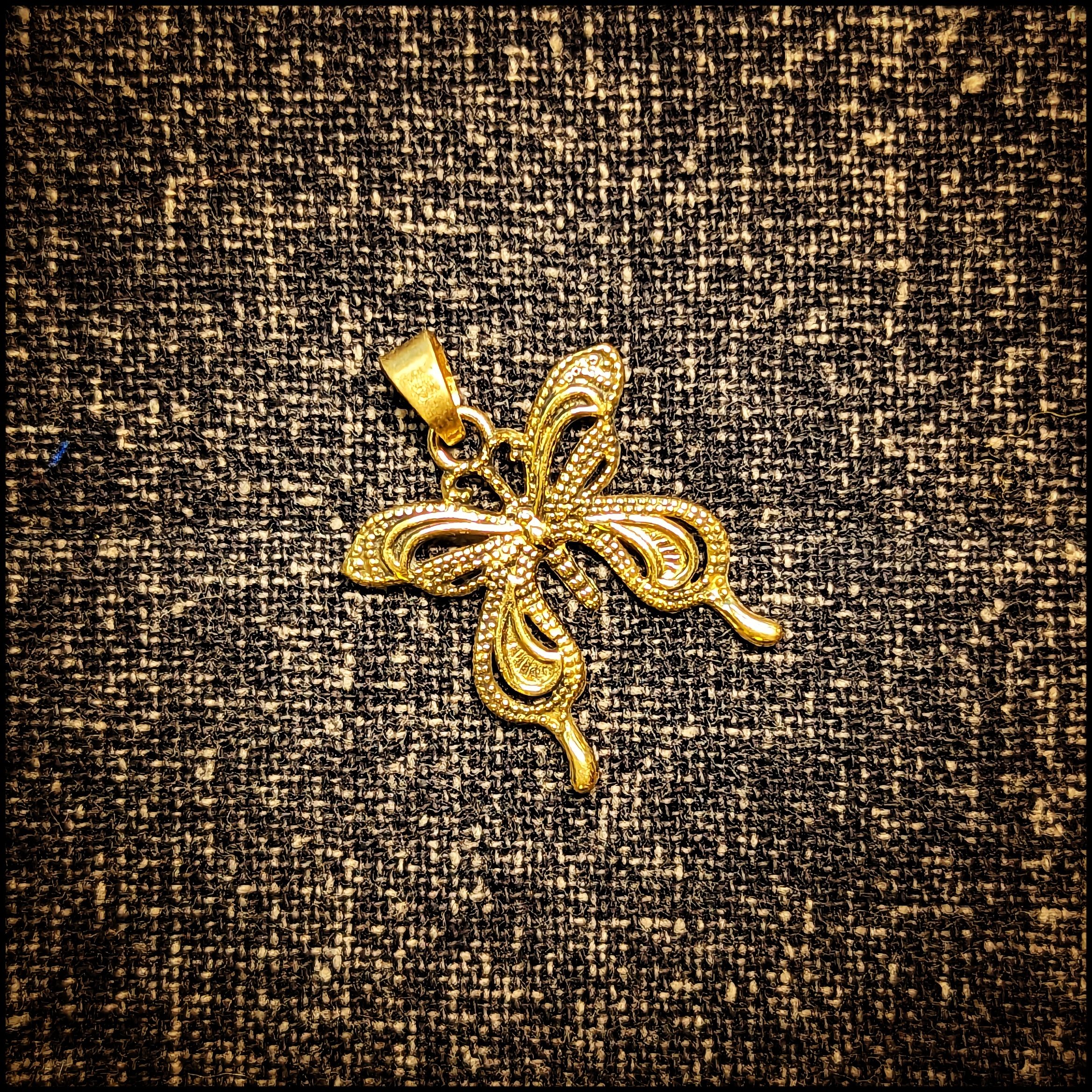 Brass Pendant Butterfly