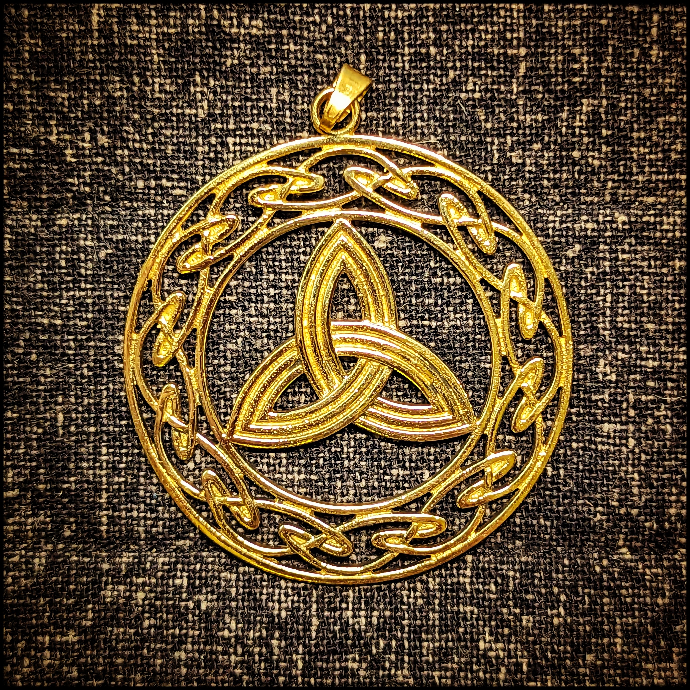 Brass Pendant Trinity