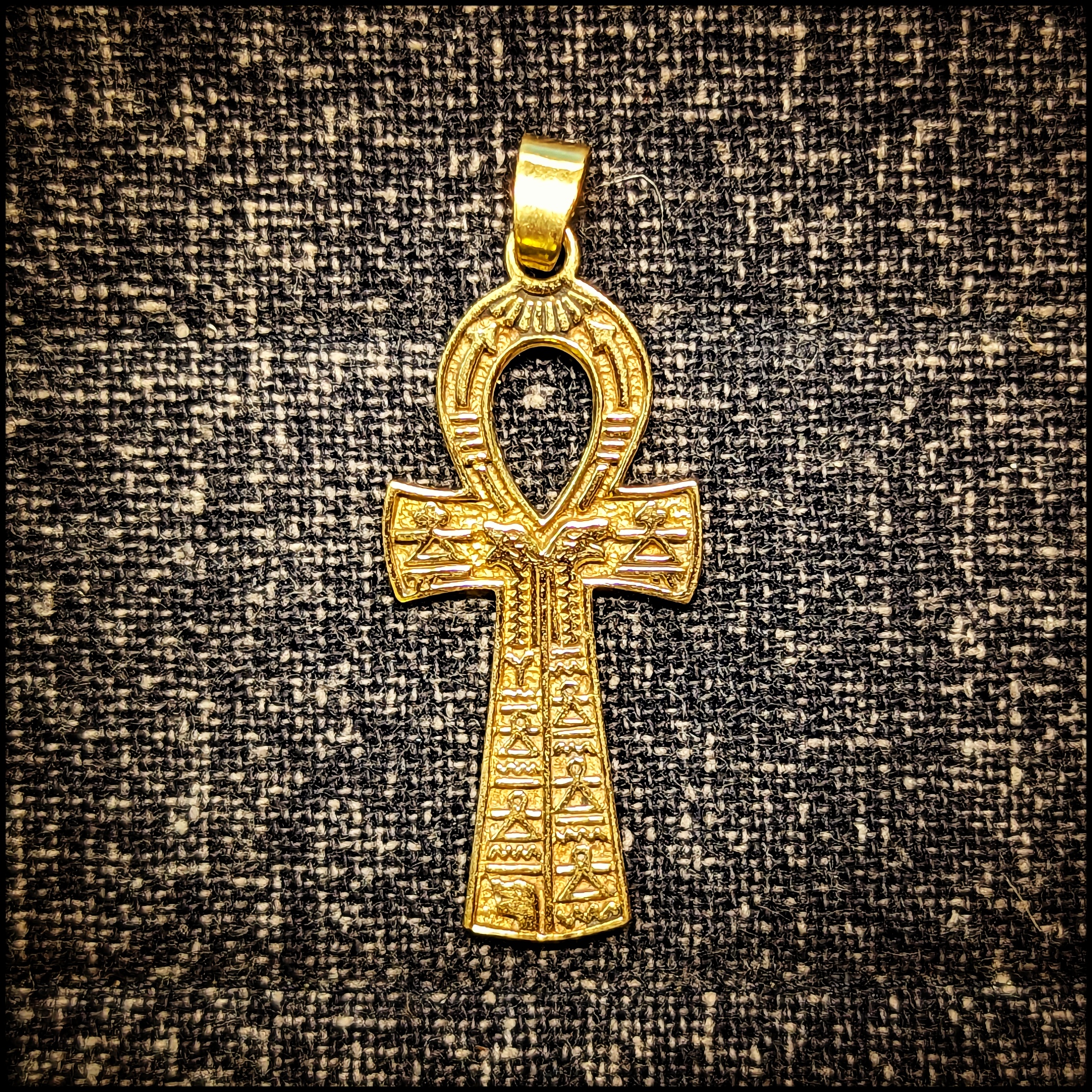 Brass Pendant Ankh
