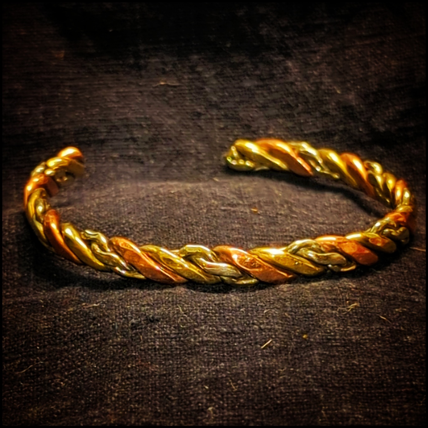 Brass Bracelet Twisting