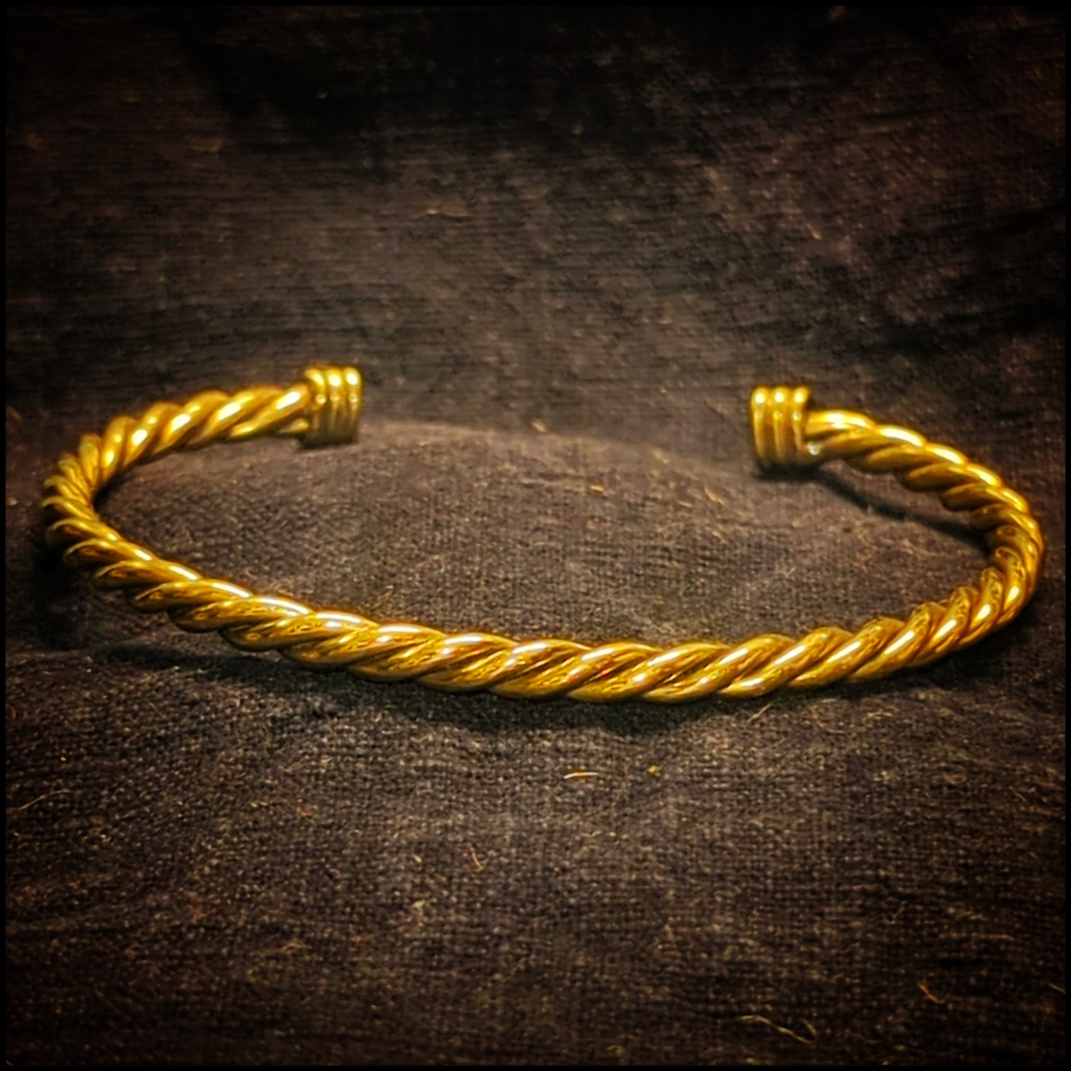 Brass Bracelet Twisting