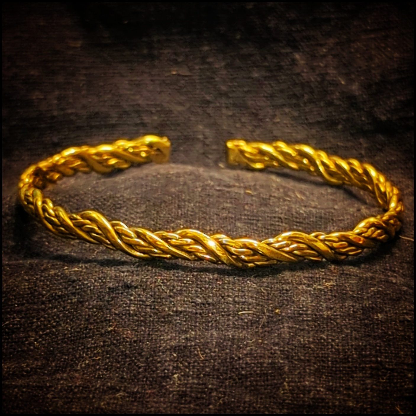 Brass Bracelet Twisting