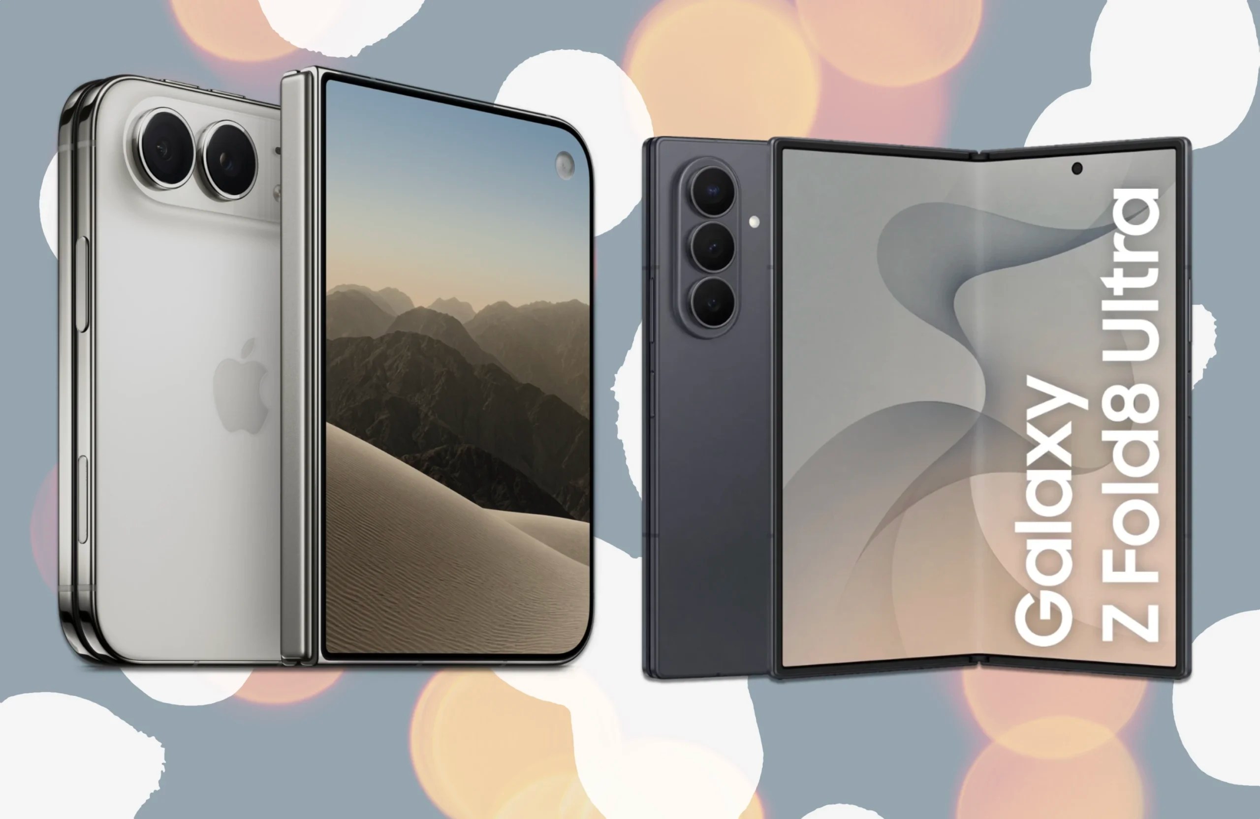 Iphone Duo mot Galaxy Z Fold 8 – Apple är tyngre men bättre rustad