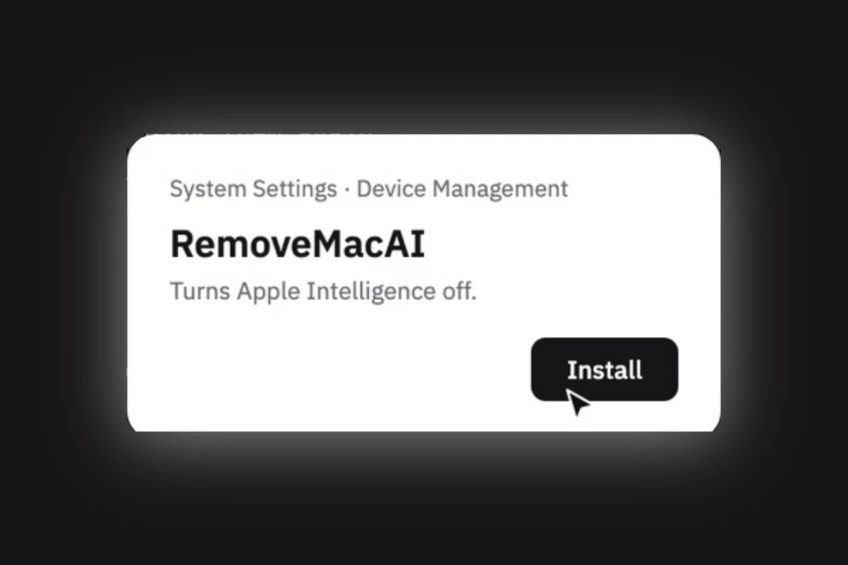 Trött på Apple Intelligence? Nytt verktyg raderar AI-modellerna från din Mac