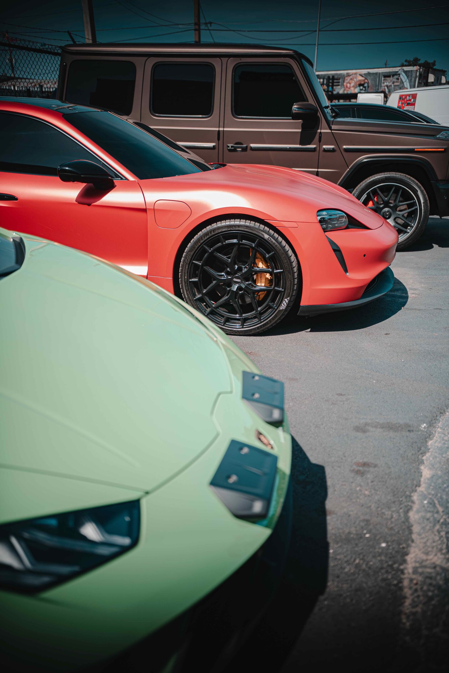 Custom wheels and brake detail