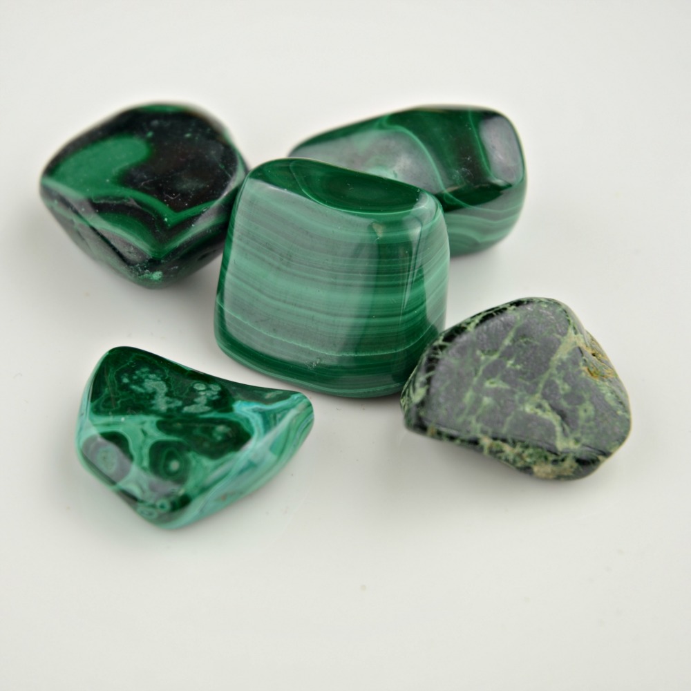 Malachite Tumbled Stones