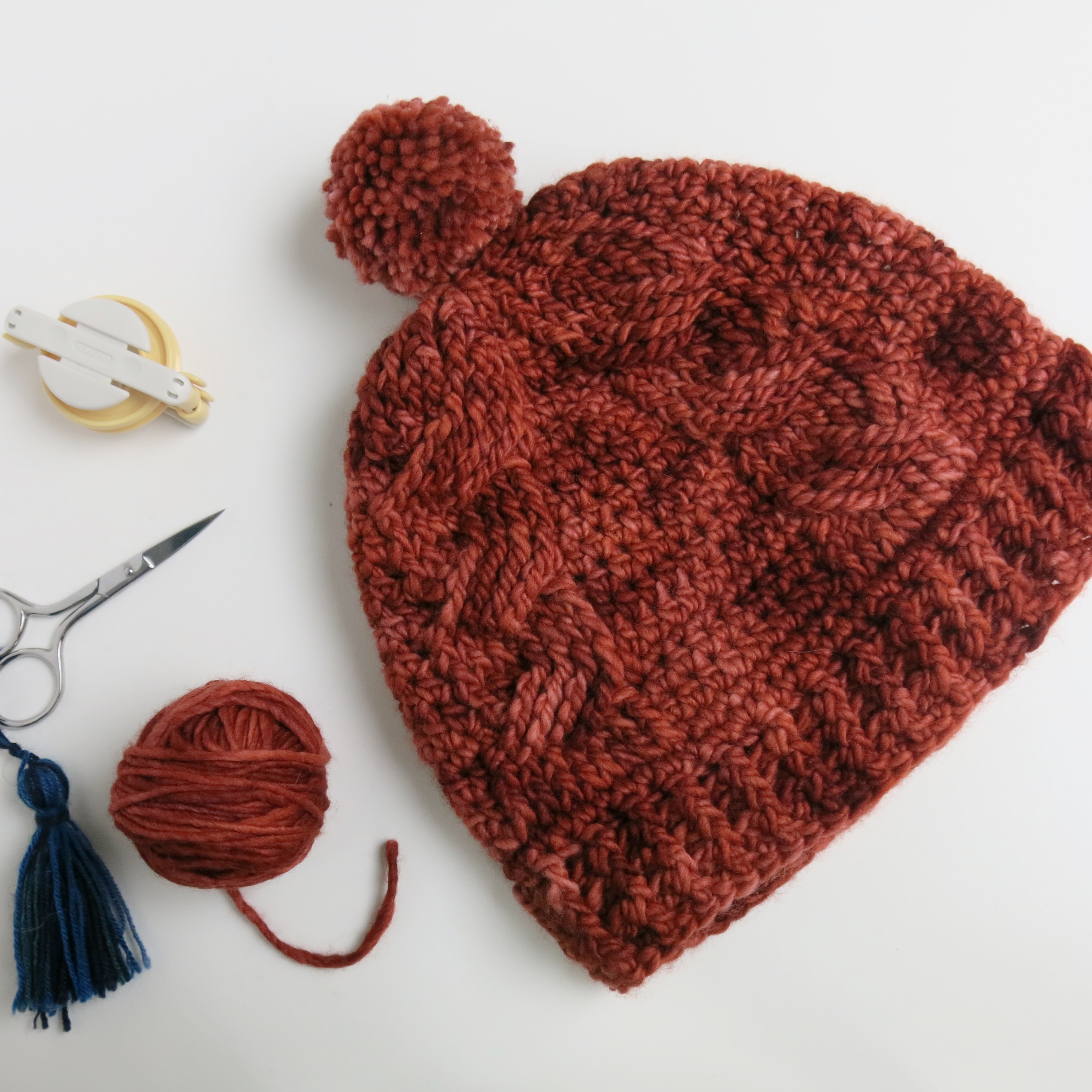 Cappello con trecce Alfredo – Schema – Made by Kate