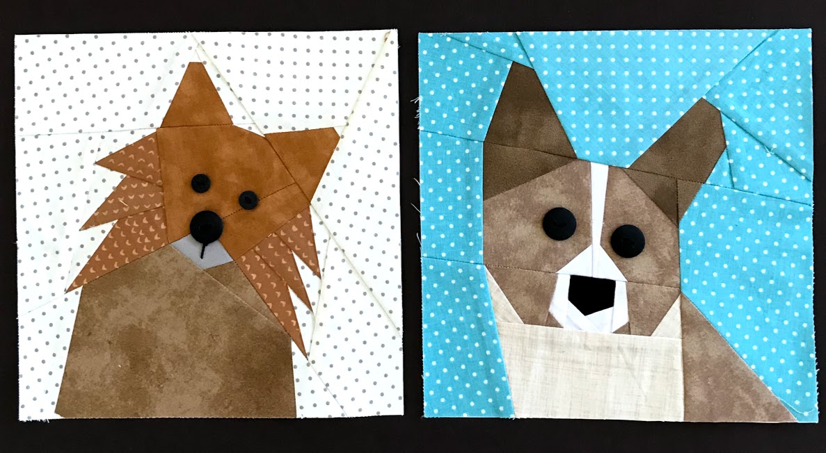 New Paper Piecing Dog Patterns - Made By Marney