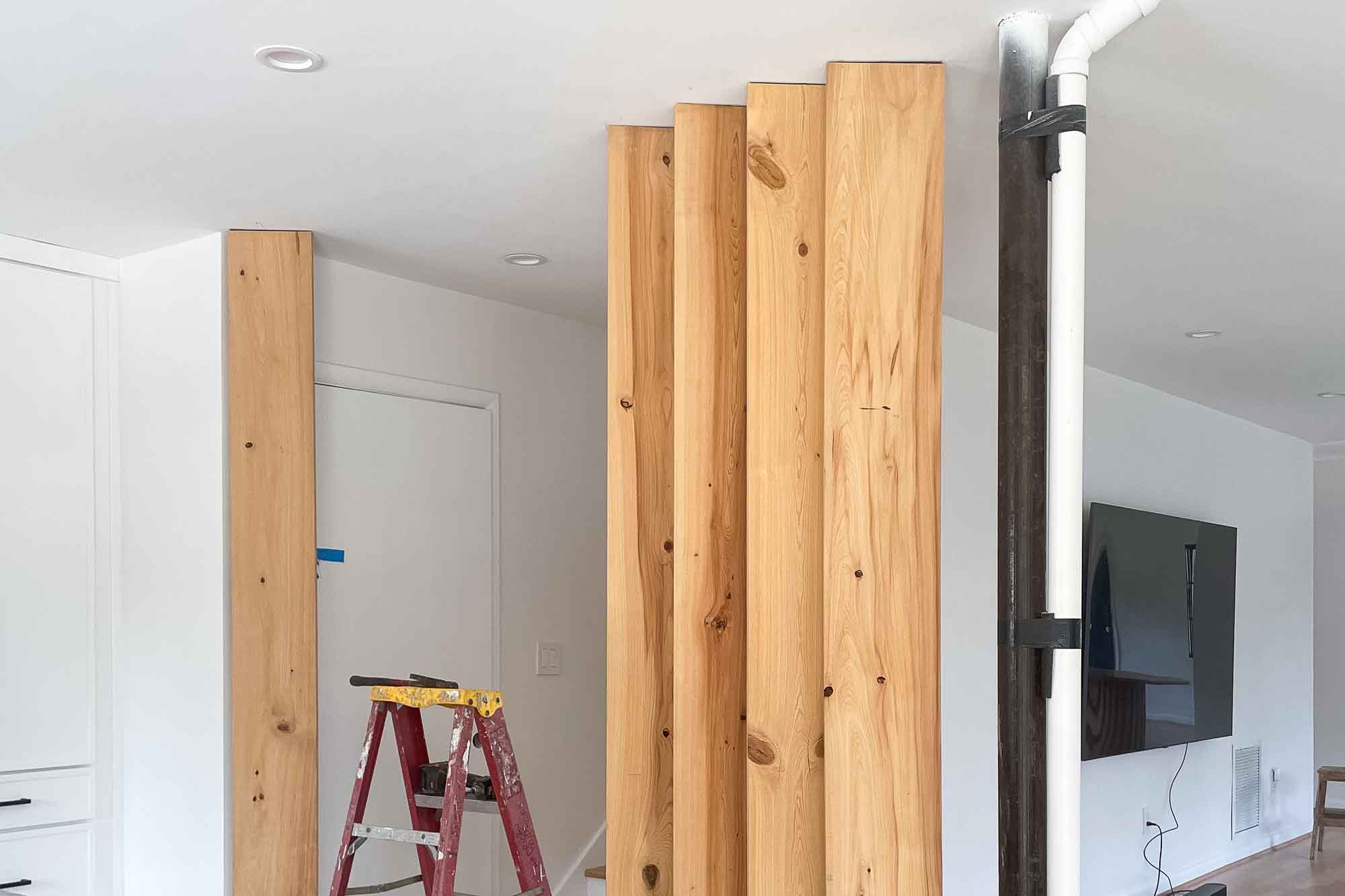 modern wall divider designed by Patchi Cancado