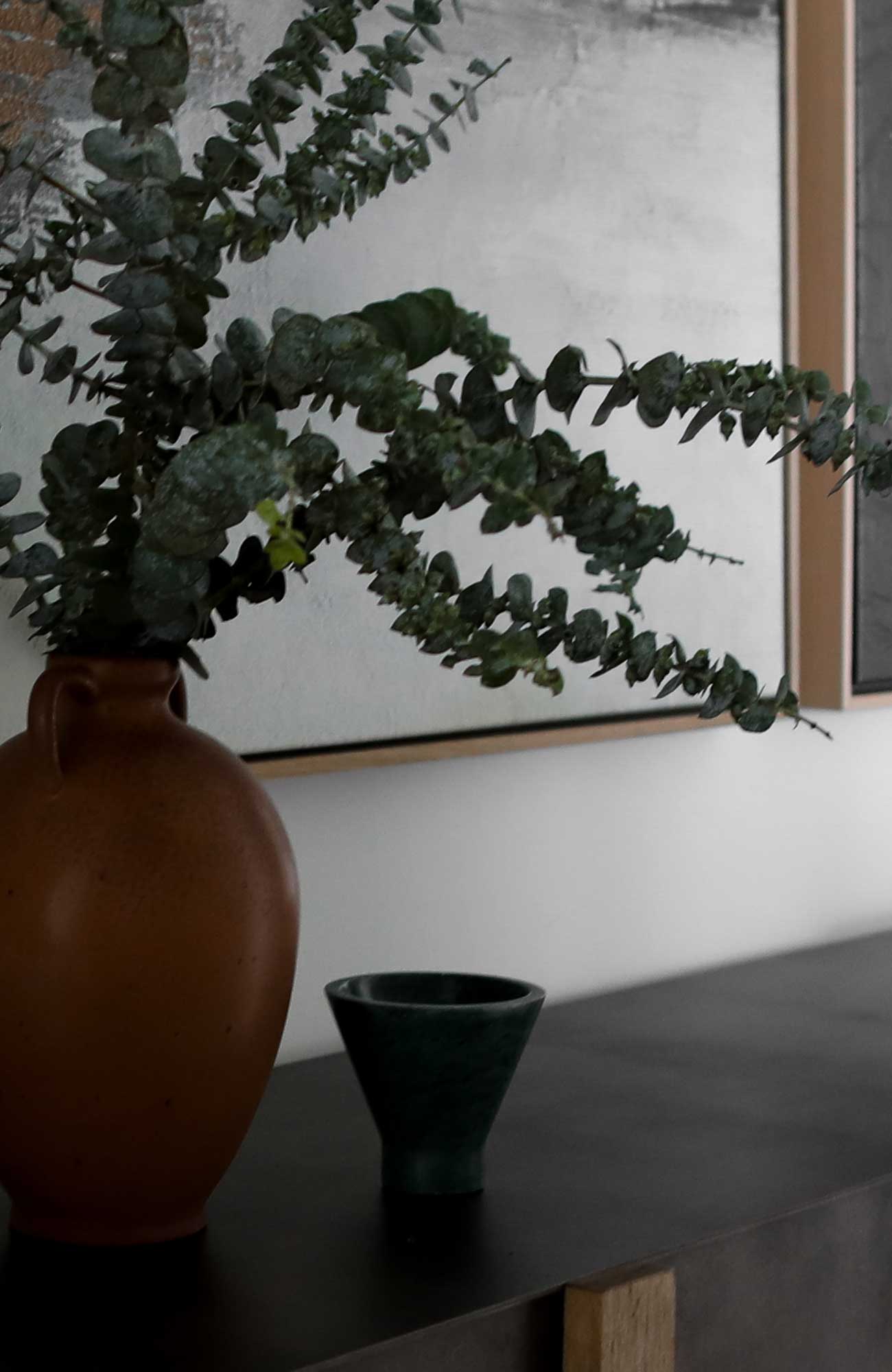 entryway styling by interior designer Patchi Cancado