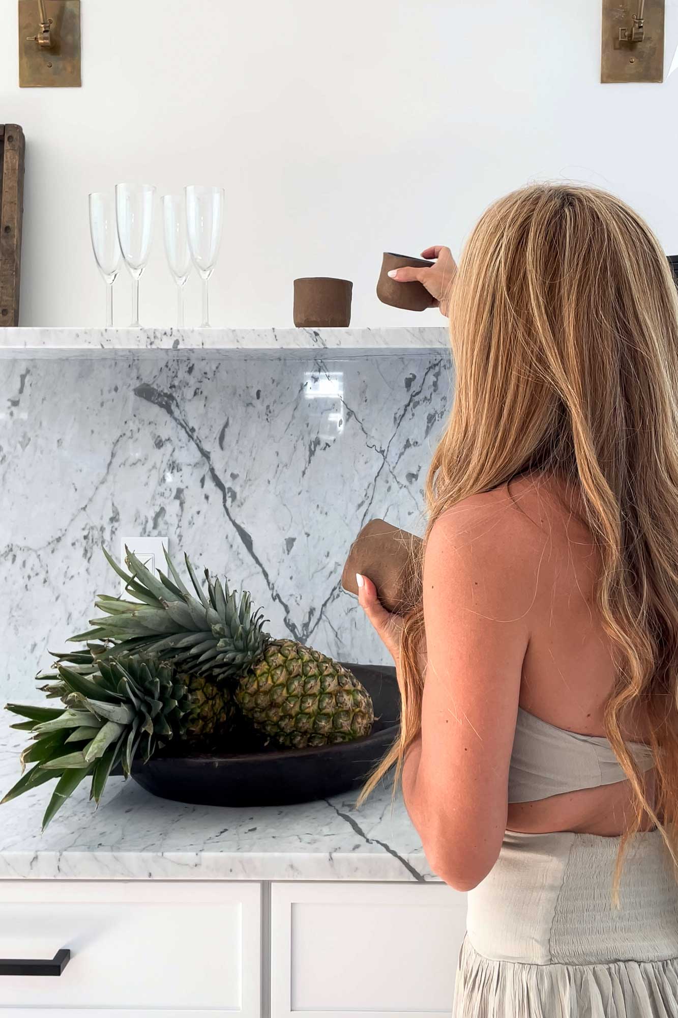 Beach House Kitchen Design by Interior Designer Patchi Cancado