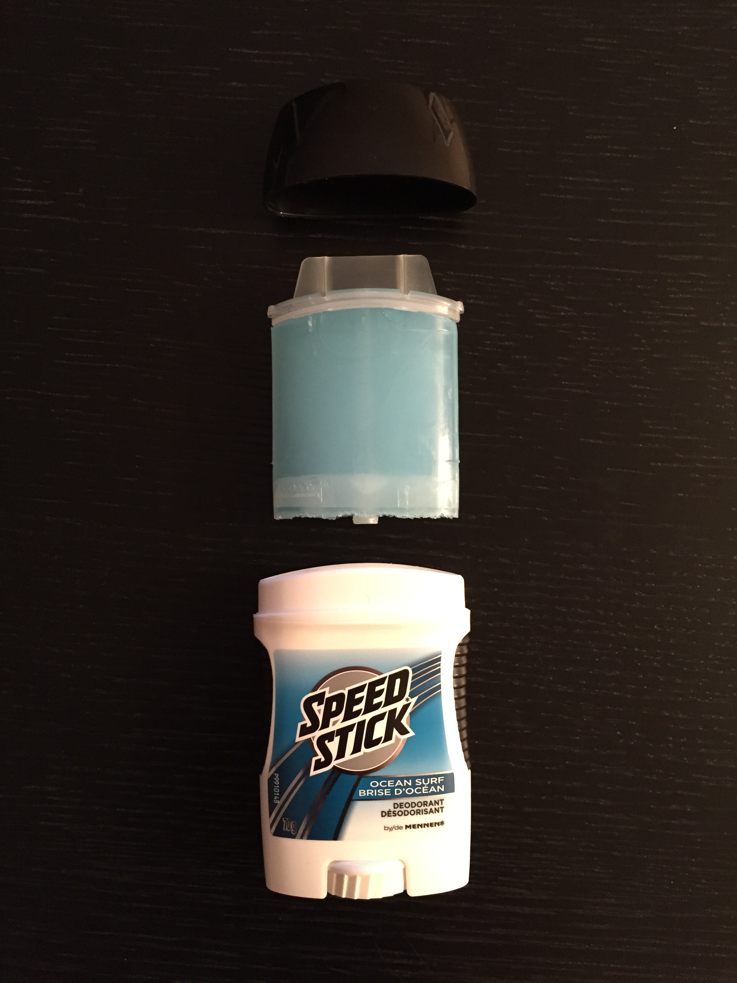 I began by pulling apart the original deodorant sticks.