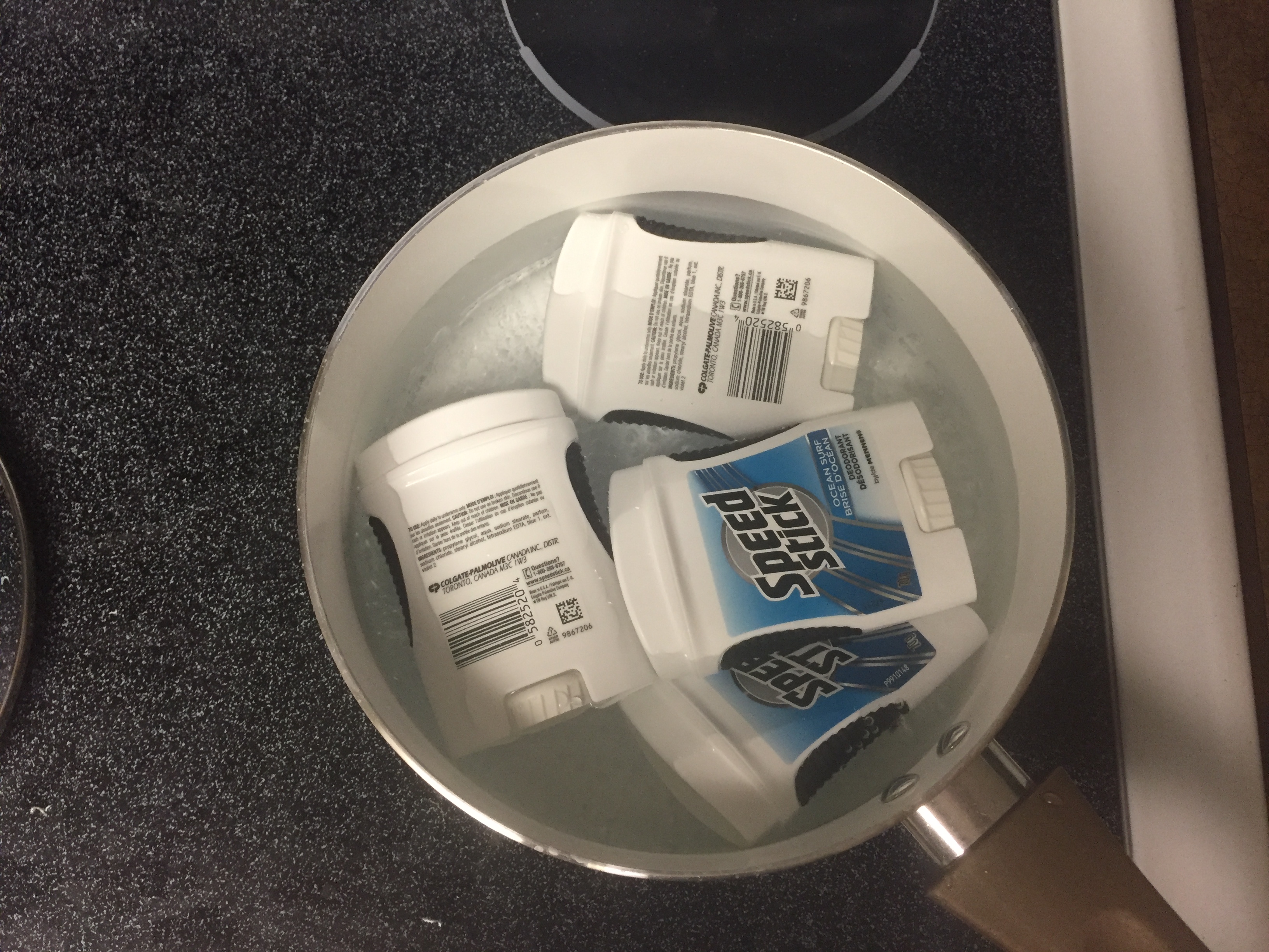 Each part had to be boiled to remove all remaining deodorant from the enclosure, making my home smell like "Ocean Surf" deodorant for days.