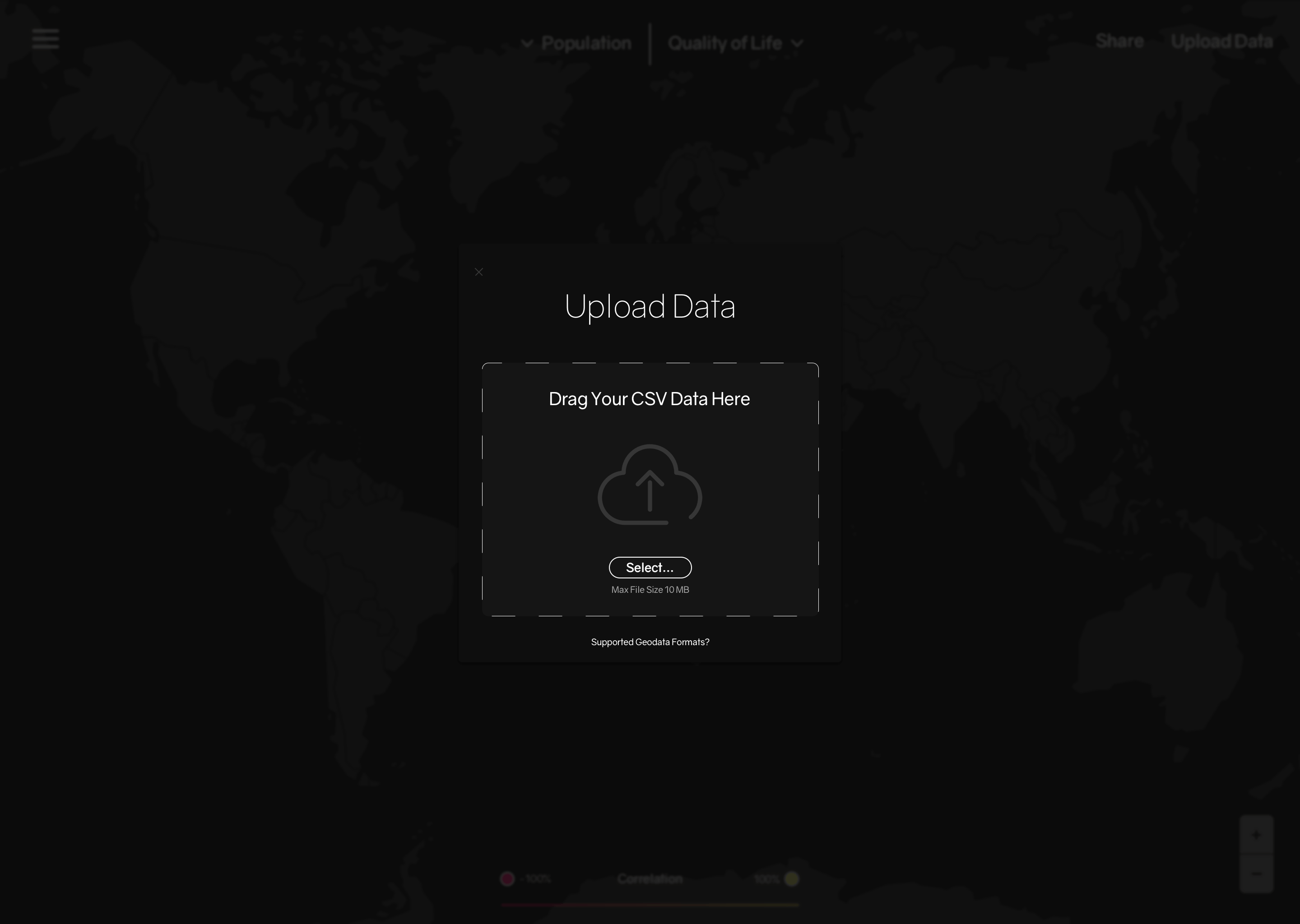 Upload a Dataset