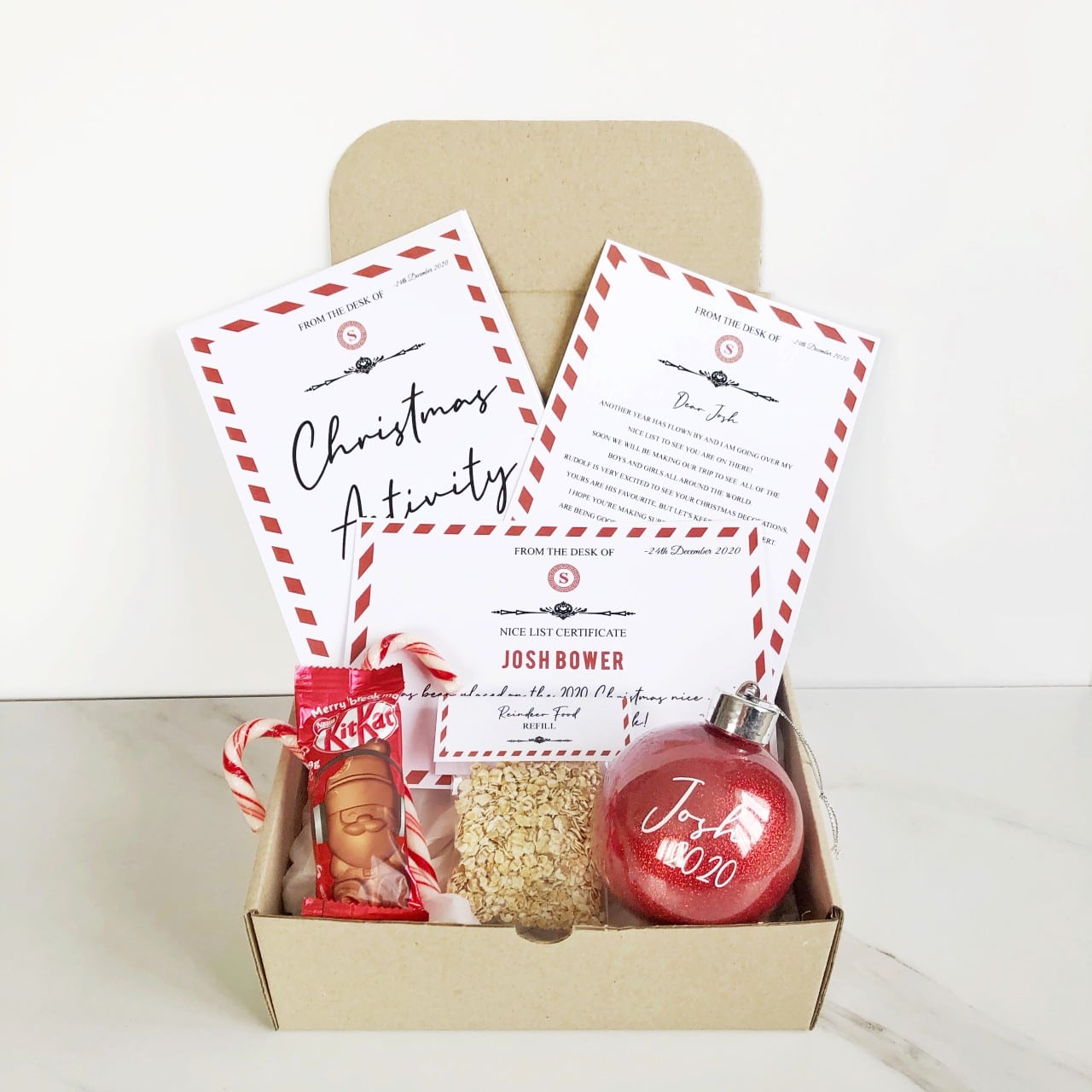 Christmas Eve Box Refill Set Made For You Custom Gifts