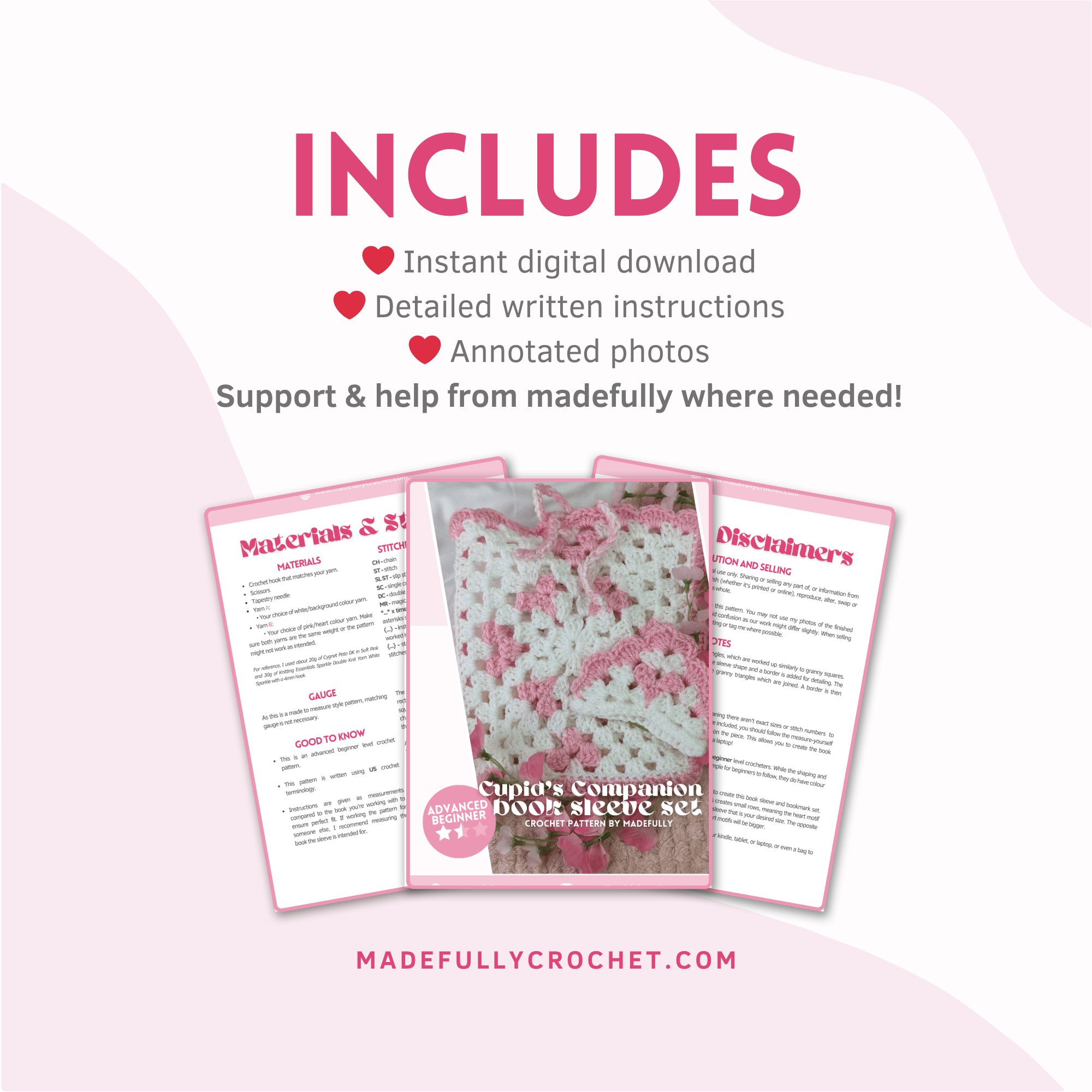 Cupid's Companion Book Set - PDF Crochet Pattern ONLY!