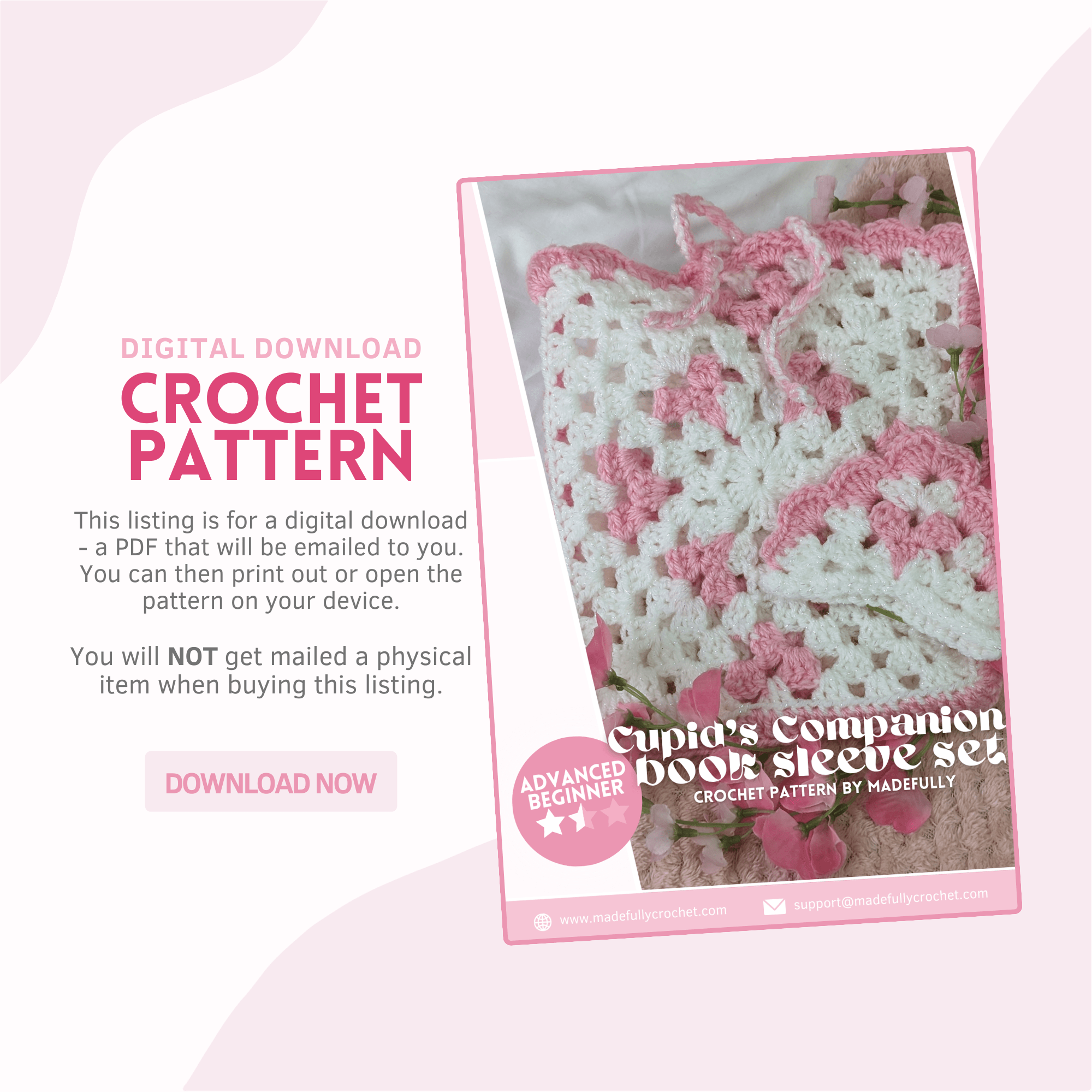 Cupid's Companion Book Set - PDF Crochet Pattern ONLY!
