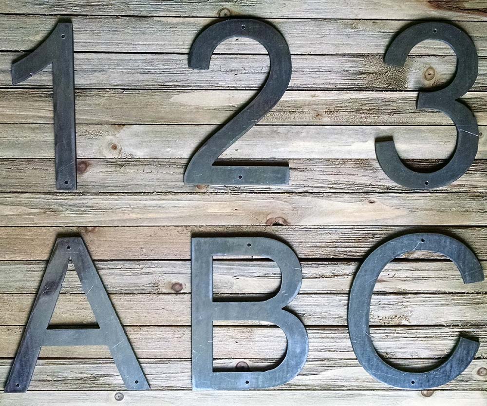 Metal Block Letters Numbers Metal Block Letters Numbers